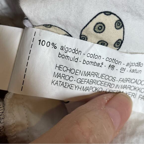 ZARA Carmen Miranda fun summer novelty print cotton button up shirt size xs - Picture 6 of 6